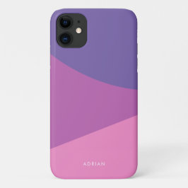 Modern lebendiger Lavendel lila & rosa geometrisch Case-Mate iPhone Hülle