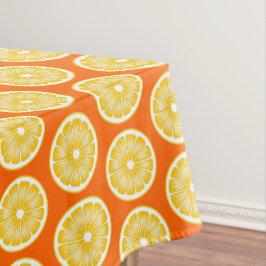 Modern Lemon Slice Orange Juice & Yellow Tischdecke