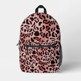 Modern Leopard Pattern Animal Bedruckter Rucksack