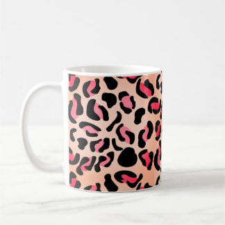 Modern Leopard Pattern Animal Print Kaffeetasse