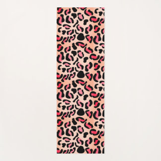 Modern Leopard Pattern Animal Print Yogamatte