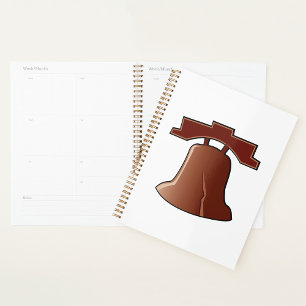 Modern Liberty Bell Patriotic Philadelphia Icon Planer