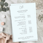 Modern, Line Art, Frau, Blätter, Salon, Preisliste Flyer<br><div class="desc">Modern,  Line Art,  Frau,  Blätter,  Salon,  Preisliste,  Flyer.</div>
