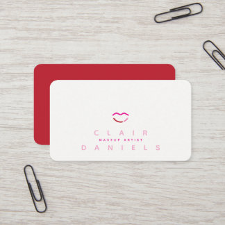 Modern Lips Beauty Logo | Editierbare Farbe | Visitenkarte