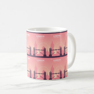 Modern London Skyline Art Kaffeetasse