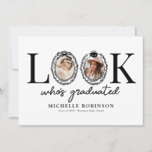 Modern Look Whos Graduated Photo