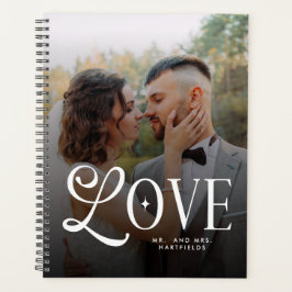 Modern Love Custom Wedding 2 Photos Couples Planer