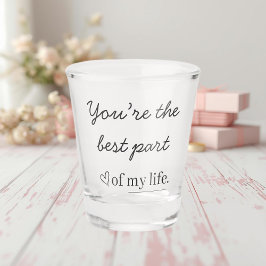 Modern Love Quote Shot Glass Schnapsglas