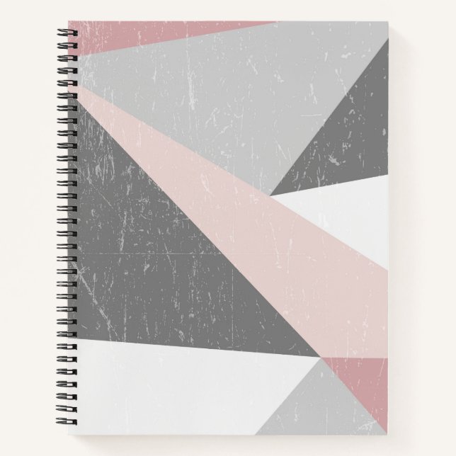 Modern Low-Poly Bullet Journal / Lined Notebook Notizbuch (Vorderseite)