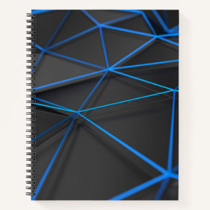 Modern Low-Poly Bullet Journal / Lined Notebook Notizbuch