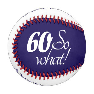 Modern Lustig 60 Na und 60. Geburtstag Baseball