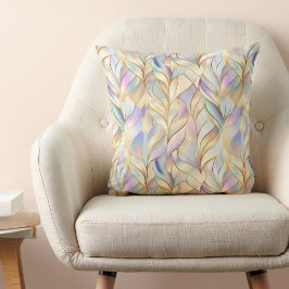 Modern Luxe Abstract Pattern Throw Pillow Kissen