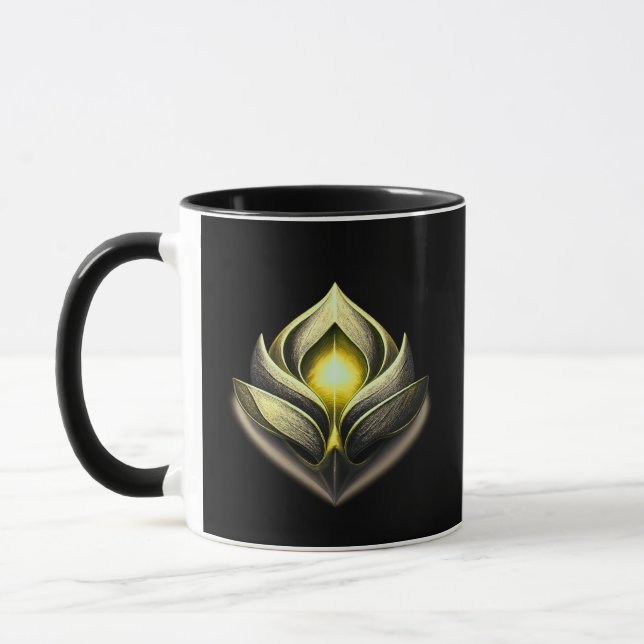 Modern Luxury Emblem | Clean Abstract Design Tasse (Links)