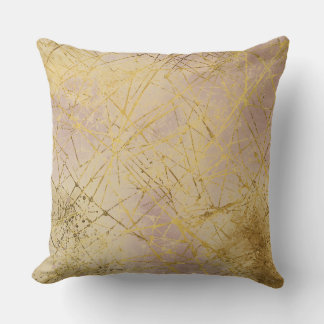 Modern, Luxury, Gold , Rose Gold, Abstract Pattern Kissen