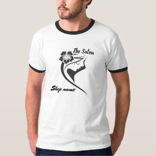 Modern Luxus Der Salon Haar Custom Shop Name T-Shirt