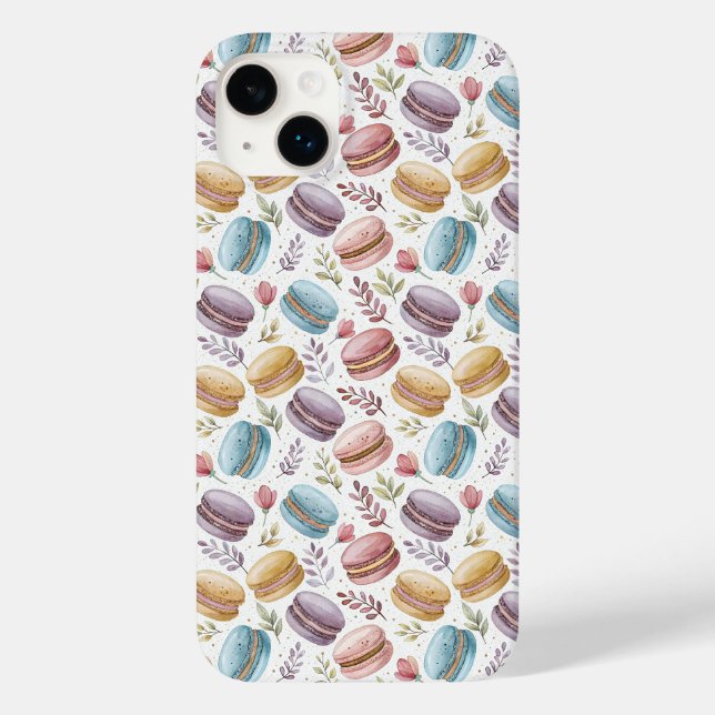 Modern Macaroon Desserts Case-Mate iPhone Hülle (Rückseite)