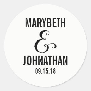 Modern machen wir Skriptaufkleber Runder Aufkleber