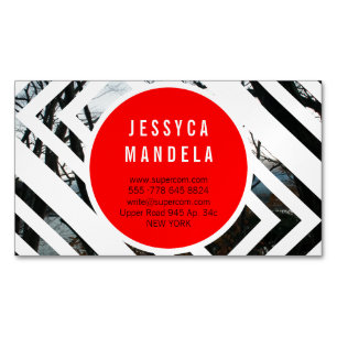 Modern Magnetische Visitenkarte