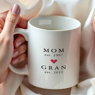 Modern Mama   Jahr der Gründung Tasse
