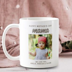 Modern Mama Kids Foto Happy Mother's Day Kaffeetasse