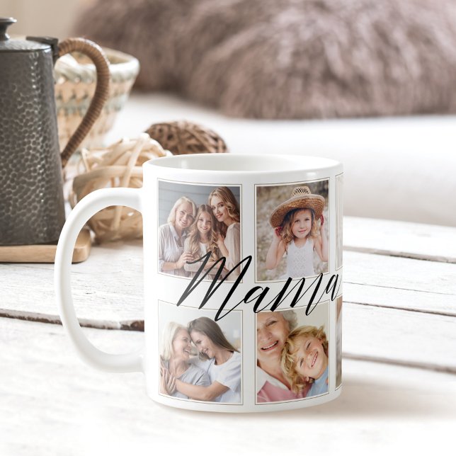 Modern Mama Script | Entenkinder - FotoCollage Kaffeetasse (Von Creator hochgeladen)