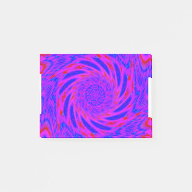 MODERN MANDALA FARBPINK POST-IT KLEBEZETTEL (Vorderseite)