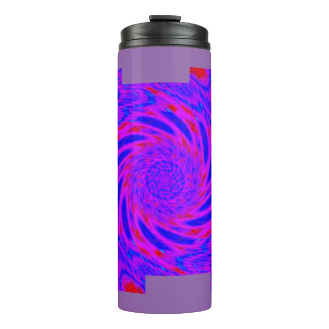 MODERN MANDALA FARBPINK THERMOSBECHER (Vorderseite)