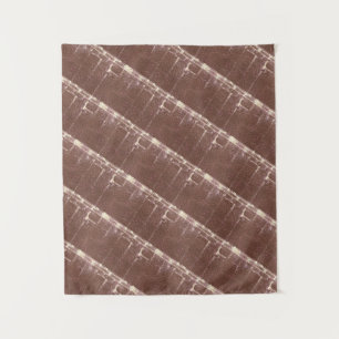 MODERN Mandala LINES - BROWN LIGHT Tapestyle Wandteppich