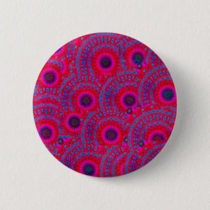 MODERN MANDALA ROSE COLOR PINK BUTTON