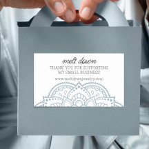 Modern Mandala Vielen Dank für Ihr kleines Unterne