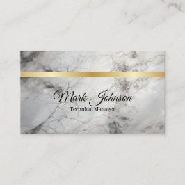 Modern Marble Gold Business Card 1005BCG Visitenkarte