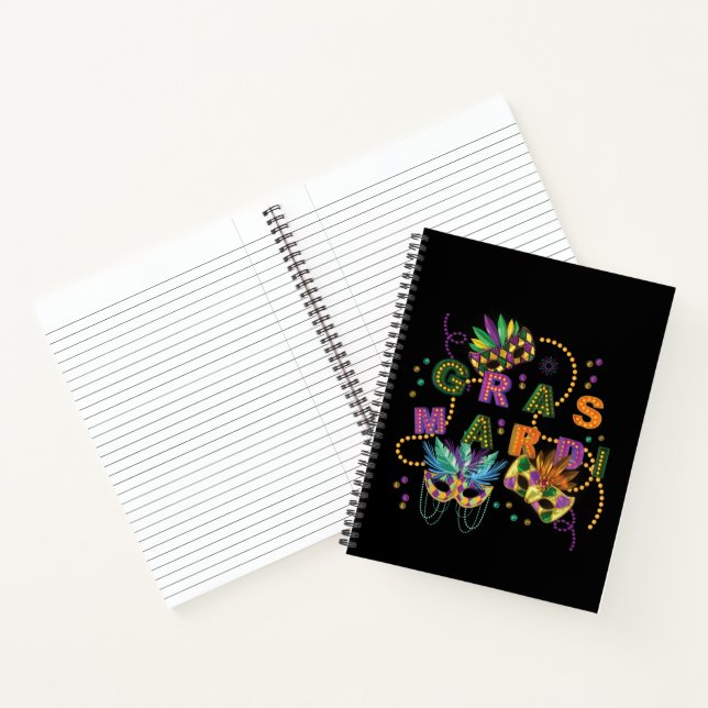 Modern Mardi Gras Notizbuch (Innenseite)