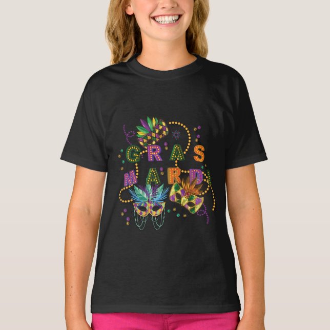 Modern Mardi Gras T-Shirt (Vorderseite)