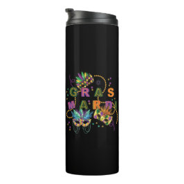 Modern Mardi Gras Thermosbecher