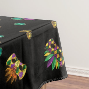 Modern Mardi Gras Tischdecke