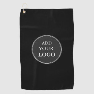 Modern markiertes Firmenlogo Golfhandtuch