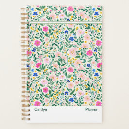 Modern Maximalist Wildflower Floral Planer