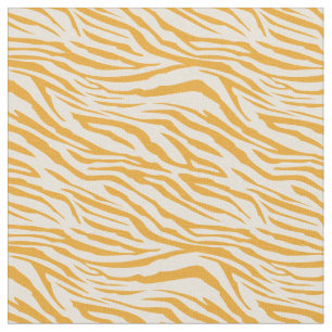 Modern Mellow Yellow Ivora Zebra Muster Stoff