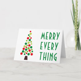 Modern Merry Alles Feiertage Tree Weihnachten