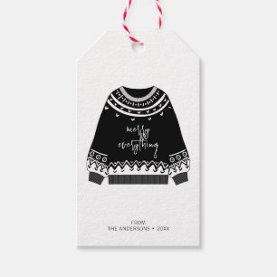 Modern Merry Alles Weihnachten Weihnachten Weihnac Geschenkanhänger