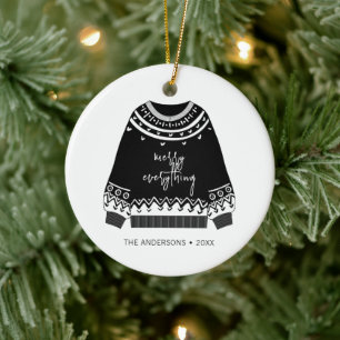 Modern Merry Alles Weihnachten Weihnachten Weihnac Keramik Ornament