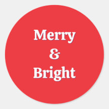Modern Merry & Bright Pink Weihnachten