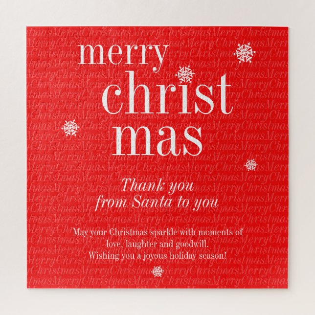 Modern Merry Christmas party day game Puzzle (Vertikal)