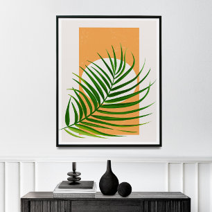 Modern Mid-Century Art, Elegant Home Office Decor Poster