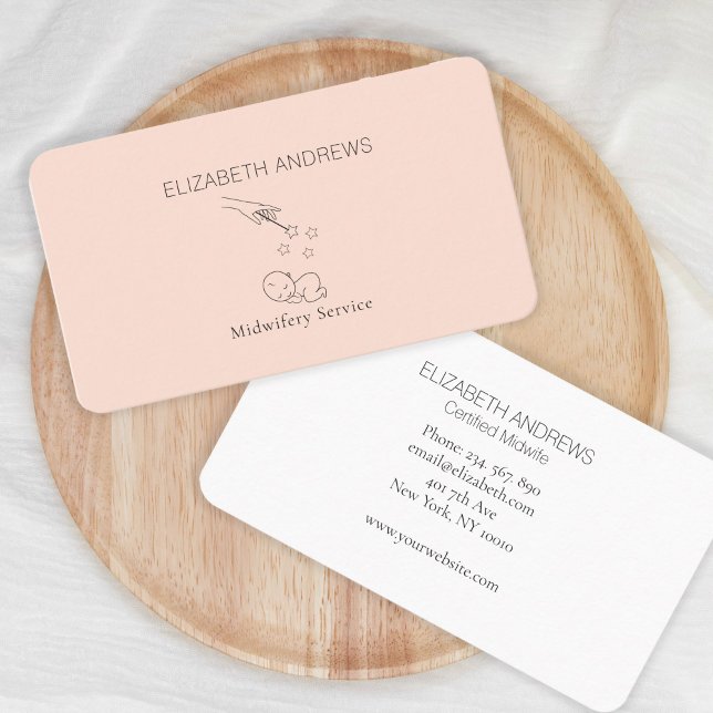 Modern, Midfrau, Birth Doula Visitenkarte (Von Creator hochgeladen)