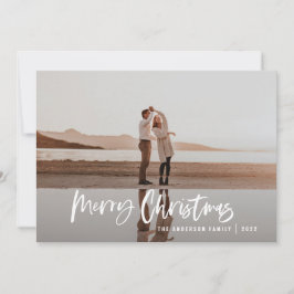 Modern minimal 1 Foto Rote Schrift Weihnachten