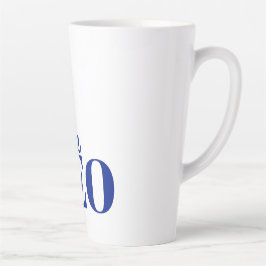 Modern Minimal Der CEO Blau Milchtasse