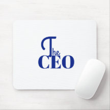 Modern Minimal Der CEO Blau