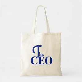 Modern Minimal Der CEO Blau Tragetasche