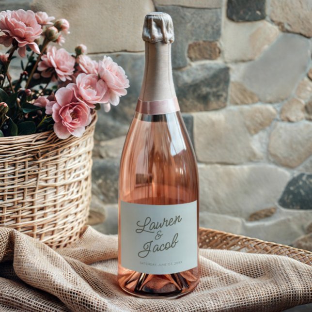 Modern Minimal Minimalist Green Wedding (Von Creator hochgeladen)